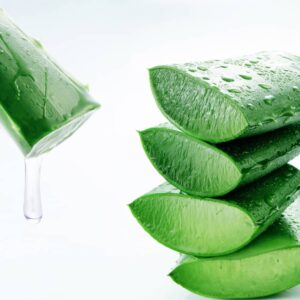 ALOE VERA: Il offre des qualités anti-inflammatoires, antimicrobiennes, antioxydantes, humectantes et apaisantes, anti-démangeaisons pour la peau.